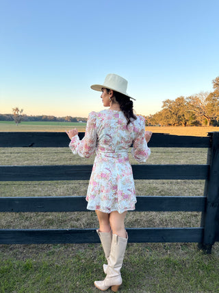 Whitley Floral Belted Dress